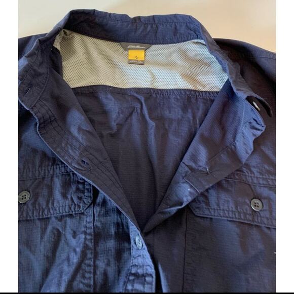Eddie Bauer hiking button up shirt size women's XL vented - Picture 4 of 9
